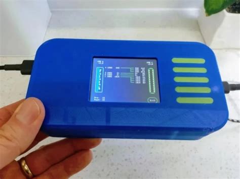 Arduino cable tester reads USB and RJ 45 cables .